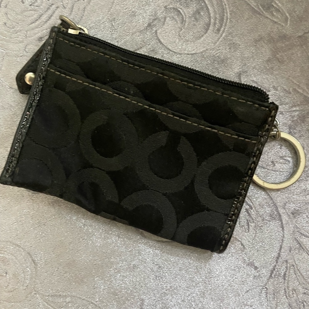 Coach coin and card wallet